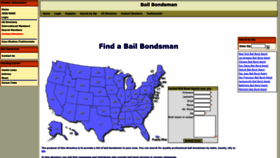 What Bailbondsman10.com website looked like in 2023 (1 year ago)