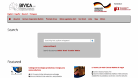 What Bivica.org website looked like in 2023 (1 year ago)