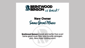 What Brentwoodbenson.com website looked like in 2023 (1 year ago)