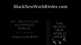 What Blacknewworldorder.com website looked like in 2023 (1 year ago)