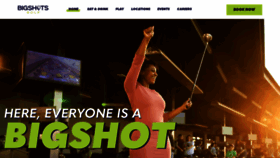 What Bigshotsgolf.com website looked like in 2023 (1 year ago)