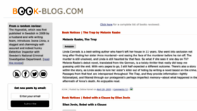 What Book-blog.com website looked like in 2023 (1 year ago)