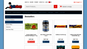 What Britshop.ch website looked like in 2023 (1 year ago)