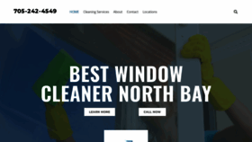 What Bestwindowcleanernorthbay.ca website looked like in 2023 (This year)