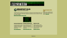 What Brasfoot.com website looked like in 2023 (This year)