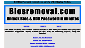 What Biosremoval.com website looked like in 2023 (1 year ago)