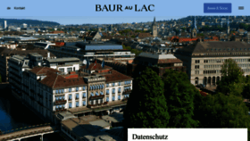 What Bauraulac.ch website looked like in 2023 (2 years ago)