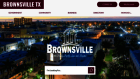 What Brownsvilletx.gov website looked like in 2023 (This year)