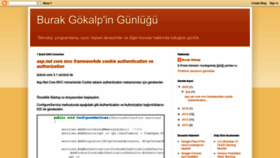 What Burakgokalp.com website looked like in 2023 (This year)