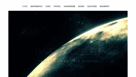 What Barryispuzzled.com website looked like in 2023 (This year)