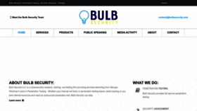 What Bulbsecurity.com website looked like in 2023 (This year)