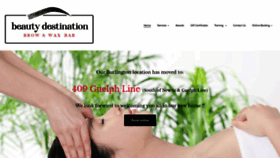 What Beautydestination.ca website looked like in 2023 (1 year ago)