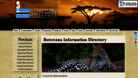 What Botswana-info.com website looked like in 2023 (This year)