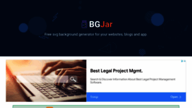 What Bgjar.com website looked like in 2023 (1 year ago)