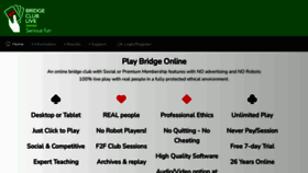 What Bridgeclublive.com website looked like in 2023 (This year)