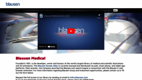 What Blausen.com website looked like in 2023 (This year)