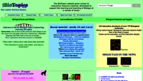 What Biotopics.co.uk website looked like in 2023 (This year)