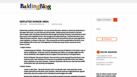 What Baldingblog.com website looked like in 2023 (This year)