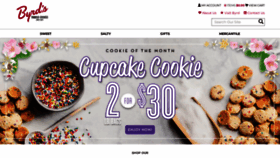 What Byrdcookiecompany.com website looked like in 2023 (This year)