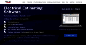 What Bestbidestimating.com website looked like in 2023 (This year)
