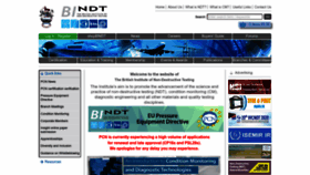 What Bindt.org website looked like in 2023 (This year)