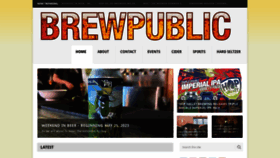 What Brewpublic.com website looked like in 2023 (This year)