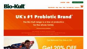 What Bio-kult.com website looked like in 2023 (This year)