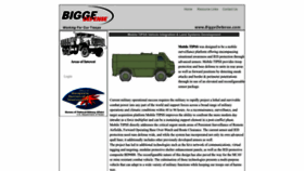What Biggedefense.com website looked like in 2023 (This year)