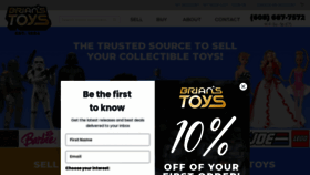 What Brianstoys.com website looked like in 2023 (This year)
