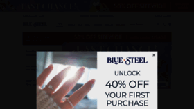 What Buybluesteel.com website looked like in 2023 (This year)