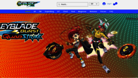 What Beybladeasia.com website looked like in 2023 (This year)