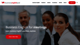 What Businessenglishpod.com website looked like in 2023 (This year)