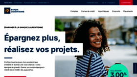 What Banquelaurentienne.ca website looked like in 2023 (This year)