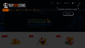 What Buyfifacoins.com website looked like in 2023 (This year)