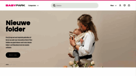 What Babypark.nl website looked like in 2023 (2 years ago)