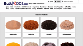 What Bulkfoods.com website looked like in 2023 (This year)