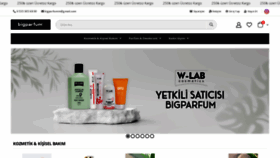 What Bigparfum.com website looked like in 2023 (This year)