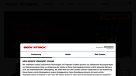 What Body-attack.de website looked like in 2023 (This year)