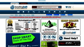 What Bowlingball.com website looked like in 2023 (This year)