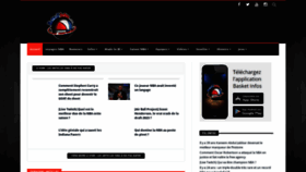 What Basket-infos.com website looked like in 2023 (This year)