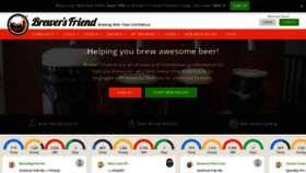 What Brewersfriend.com website looked like in 2023 (This year)