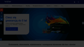 What Brother.pl website looked like in 2023 (This year)
