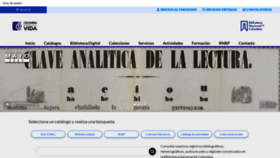 What Bibliotecanacional.gov.co website looked like in 2023 (This year)