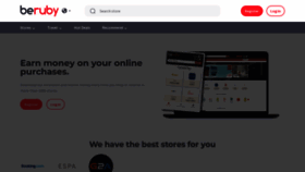 What Beruby.com website looked like in 2023 (2 years ago)