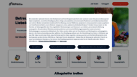 What Betreut.de website looked like in 2023 (This year)