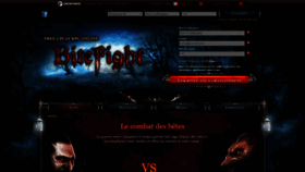 What Bitefight.fr website looked like in 2023 (This year)