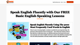 What Basicenglishspeaking.com website looked like in 2023 (This year)
