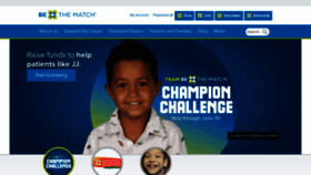 What Bethematch.org website looked like in 2023 (This year)