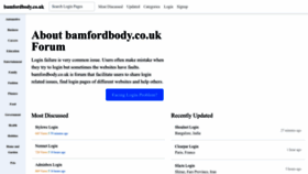 What Bamfordbody.co.uk website looked like in 2023 (This year)