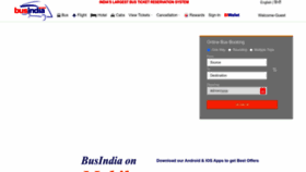 What Busindia.com website looked like in 2023 (This year)